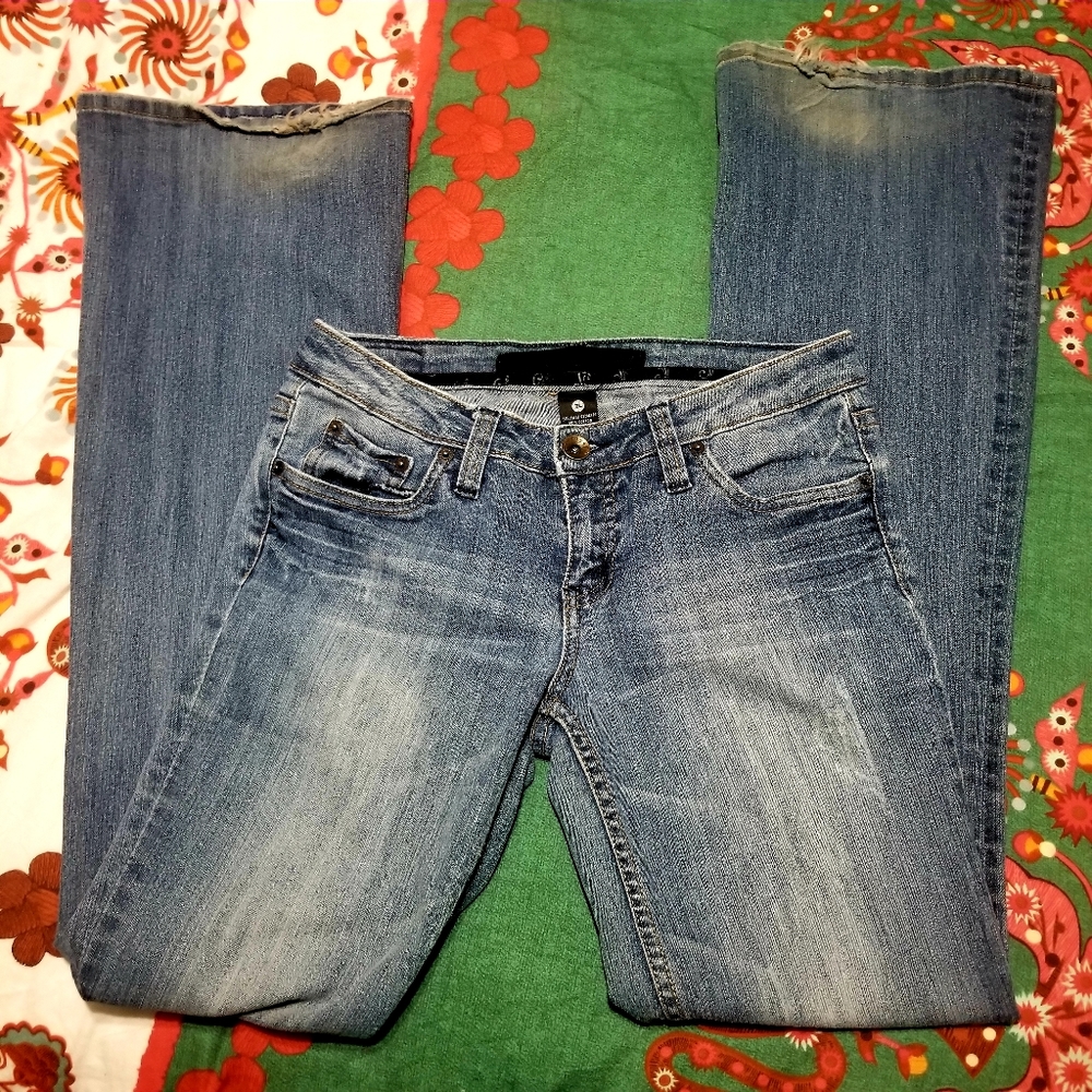 Refuge Flare Jeans Size 7 long